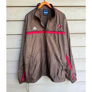 Vintage Adidas NFL Buccaneers Pullover Jacket XL